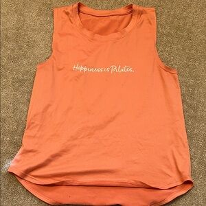 Coral Sleeveless Top - Happiness is Pilates